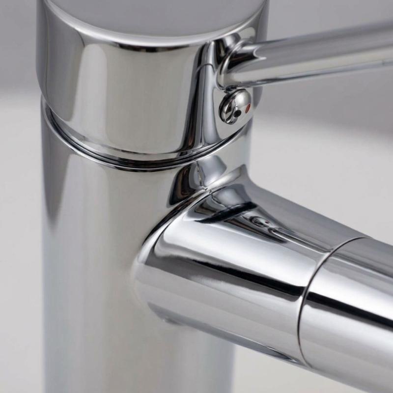 Aquanello Voss Keukenmengkraan Chroom met Uittrekbare Uitloop en Sproeifunctie CR-7200-VS